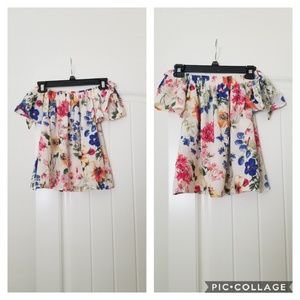 Off the shoulder blouse